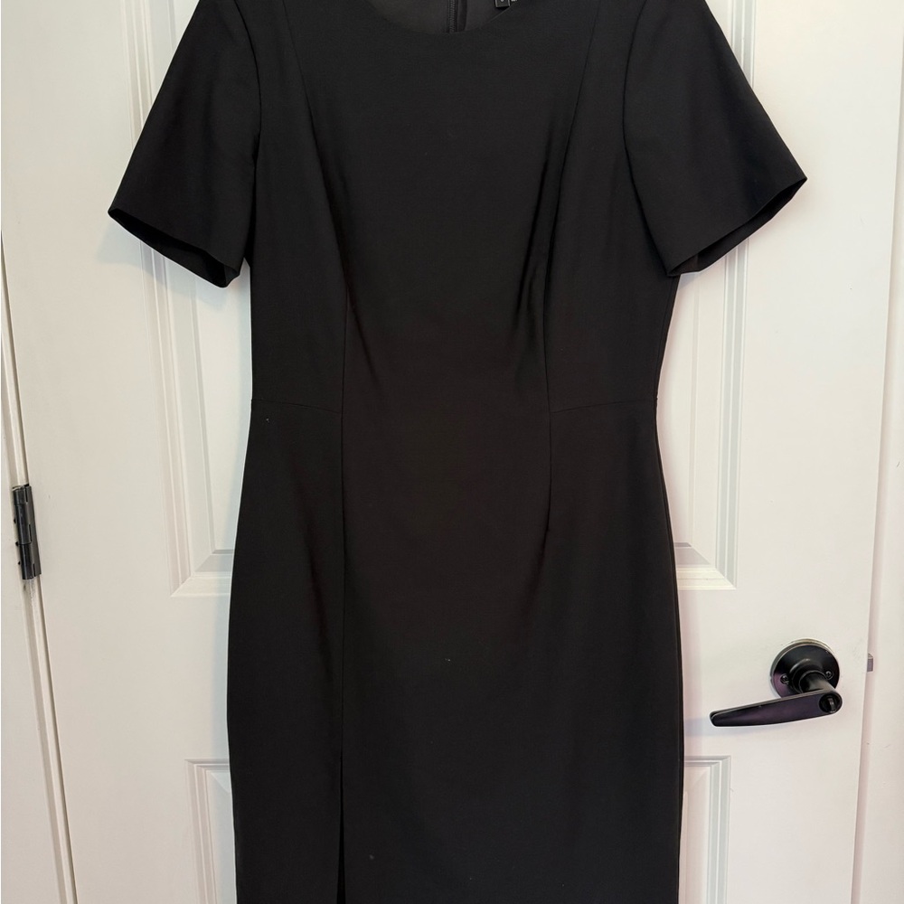 Theory Black Midi Dress